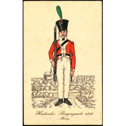 Haderslev Borgergarde 1848 - Menig - u/n - Ubrugt