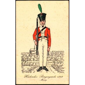 Haderslev Borgergarde 1848 - Menig - u/n - Ubrugt