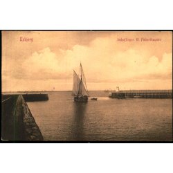Esbjerg - Indsejlingen til Fiskerihavnen - W.K.F. 3419 - Brugt