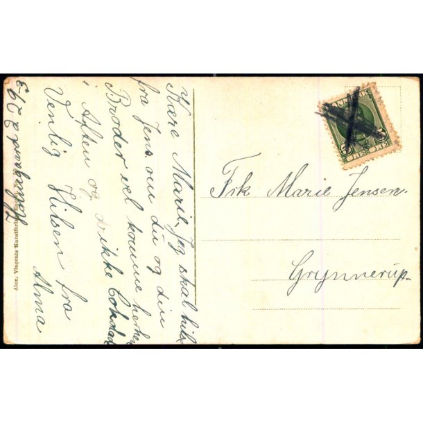 Postkort - Blkannuleret  - Brugt