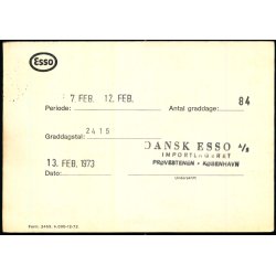 Dansk Esso - Kbh.K.  - 213 - Brugt.