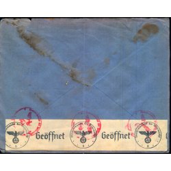 Luftpost - Censurbrev fra Brasilien  Via Sebirien - Argentina  24 - 7 - 40 - Til Hamburg