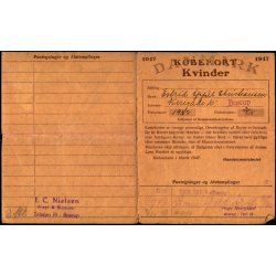 Kbekort - Kvinder med Ptegninger - 2 Verdenskrig