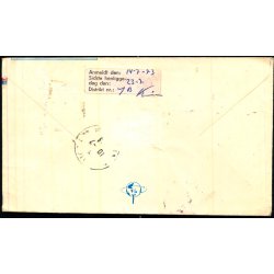 Luftpost Rekommanderet Brev fra Viet Nam til Danmark - 10 - 7 - 1973