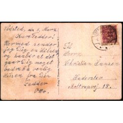 Kong Christian X - Dannebrog - Thomsenb 1 - Brugt 