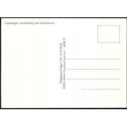 Amalienborg med Amaliehaven - Trojaborg K�B 27 - Ubrugt