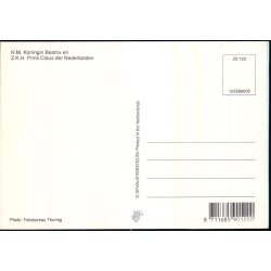 Dronning Beatrix - Prins Claus - Holland -  spanjersberg 122 - Ubrugt