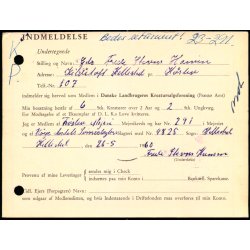 Efterporto - Tryksagskort til Nstved 20 - 5- 60