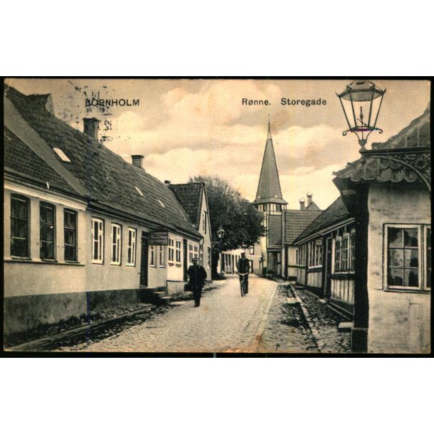Bornholm - Rnne - Storegade - Peter Alstrup 8638 - Brugt 