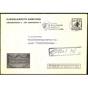 Brev - Retur 1201 K. - 6 - 10 - 76 -  Brugt