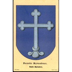 Danske Byvaabner - Hasle Byvaaben - Fritz Bentzen 17- Ubrugt