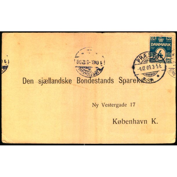 Den Sjllandske Bondestands Sparekasse - Kbh.K  - u/n - Brugt. 