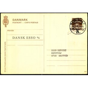 Dansk Esso - Kbh.K.  - 213 - Brugt.