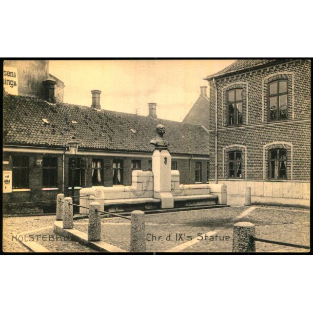Holstebro - Chr. IX s Statue - Stender 12152 - Ubrugt