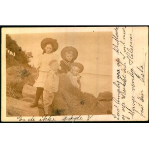 Helsing�r 16 - 8 - 1908 - Fotokort u/n - Brugt