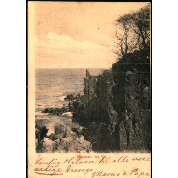 Klippeparti ved R - Colbergs Bogh. u/n - Brugt