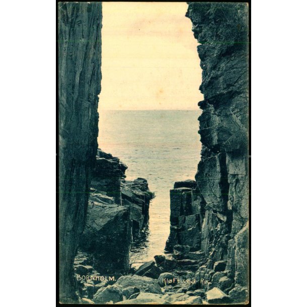 Bornholm - Klyft ved R - Frits Srensens Bogh. 591 - Brugt