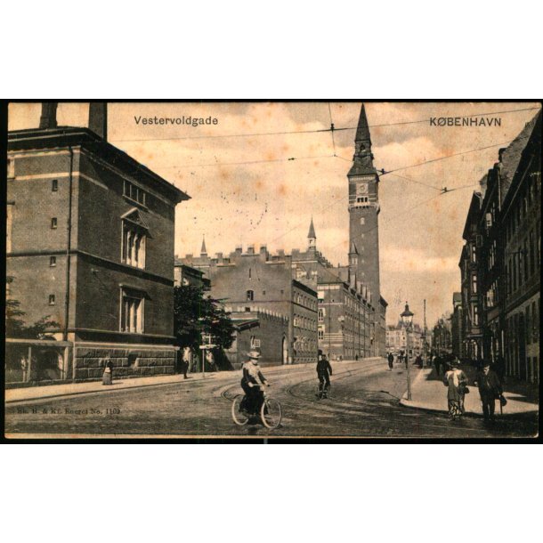 Kbenhavn - Vestervoldgade - Sk. B. &amp; Kf. 1109 - brugt