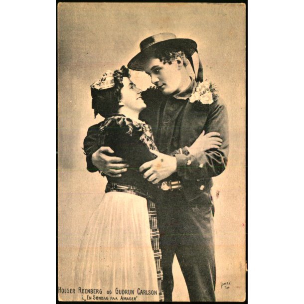 Holger Reenberg og Gudrun Carlson i En Sndag paa Amager - Alex Vincent 1340 - Brugt