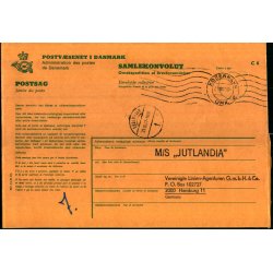 Samlekuvert - M/S Jutlandia 21 - 10 - 77 - Hamburg - Tyskland