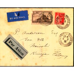 Luftpost Brev fra Frankrig til Kenya - 6 - 3 - 36