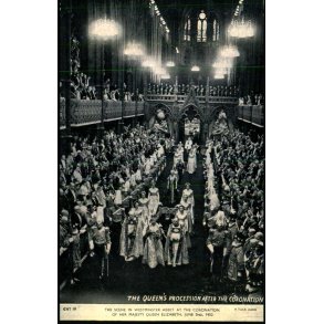 Coronation - Dronning Elizabeth  II - Westminster Abbey - Ubrugt
