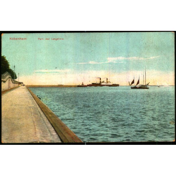 K�benhavn - Parti fra Langelinie - u/n - Brugt
