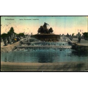 Kbenhavn - Gefion Monumentet - Langelinie - N.N. 67 - Brugt