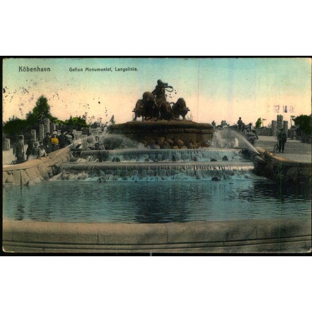Kbenhavn - Gefion Monumentet - Langelinie - N.N. 67 - Brugt