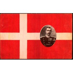 Kong Christian X - Dannebrog - Thomsenb 1 - Brugt 