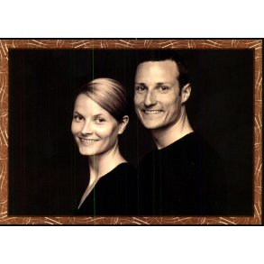 Kronprins Haakon og Mette-Marit Hjby - Norman  03.014 - 12x17 cm - Ubrugt
