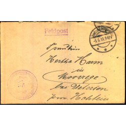 Feldpost - D. Feldpost  5 - 5  -18 - Til Holstein