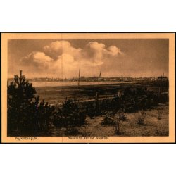 Nyk�bing M. - Nyk�bing set fra Anl�get - Nr. 1008 - Ubrugt