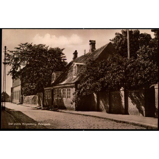 Det gamle Ringk�bing - �stergade - H.P. Holms Bogh. u/n - Ubrugt