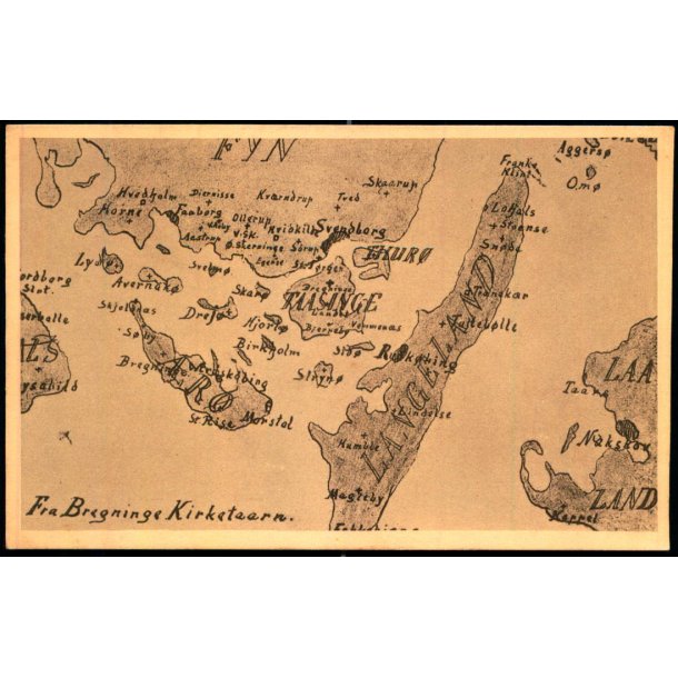 Fra Bregninge Kirketaarn - Chr. G. Kielbergs Bogh. 704 - Ubrugt