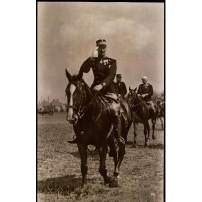 Kong Chr.X til Hest - Fotokort S.N. Phillipsen 14 - Brugt