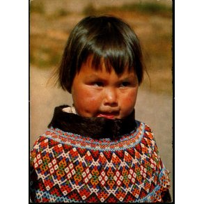 Lille grnlnderpige i festdragt - doncolor G 11 - Brugt