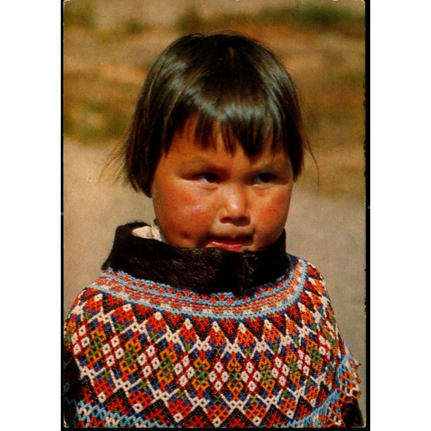 Lille grnlnderpige i festdragt - doncolor G 11 - Brugt