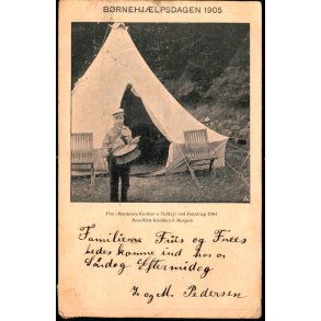 Brnehjlpsdagen 1905 - Fra Brnenes Kontors Teltlejr ved Jonstrup 1904 - u/n - Brugt 