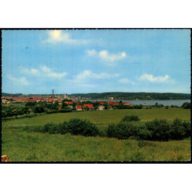 Udsigt over Aabenraa fra Syd - Jasmunds Kiosk 43816/7 - Brugt