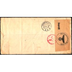 Luftpost - Censurbrev fra U.S.A.  24 - 5 - 40 - Til Nykbing Falster