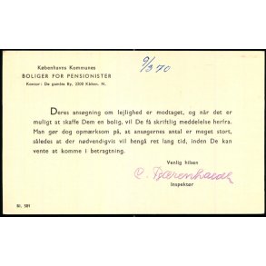 Kbh. Kommune - Boliger for Pensionister - Bl. 581 - Brugt