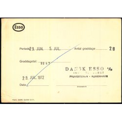 Dansk Esso - Kbh.K.  - 212 - Brugt.