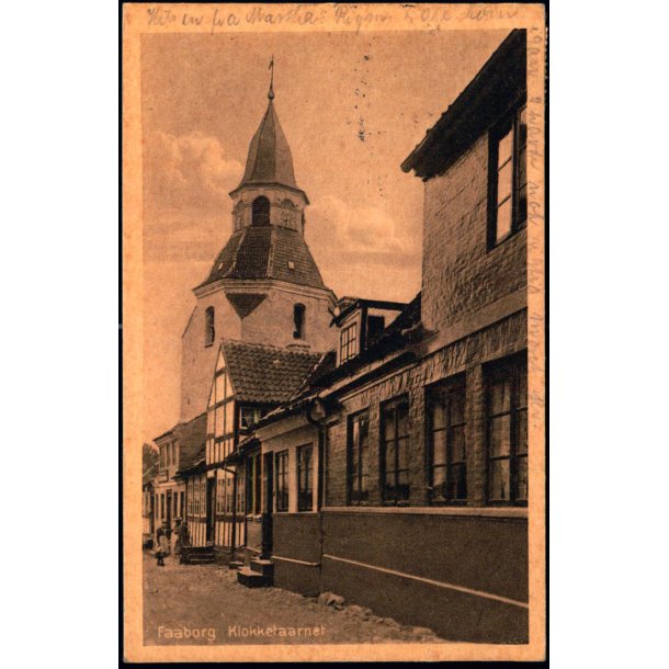 Faaborg - Klokketaarnet - F.C. Alstr�ms Bogh. 19164 - Brugt