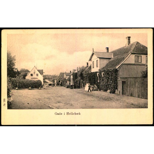 Gade i Helleb�k - No. 130 - Ubrugt