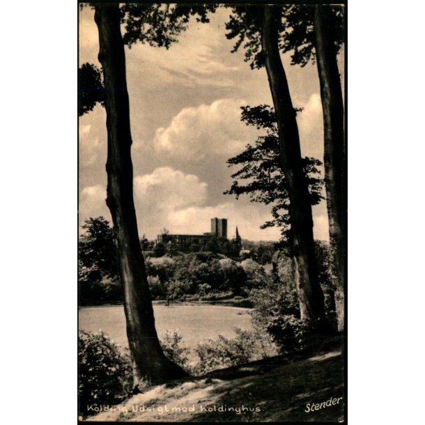 Kolding - Udsigt mod Koldinghus - Stender K. 254 K - Brugt