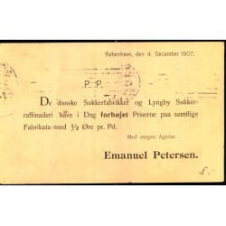 Emanuel Petersen - Kbh.K  - u/n - Brugt. - Rift !