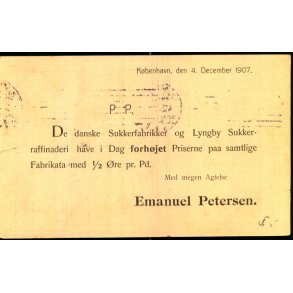 Emanuel Petersen - Kbh.K  - u/n - Brugt. - Rift !