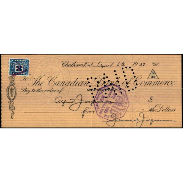 The Canadian Bank of Commerce 1935