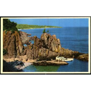 Bornholm - Klippeparti ved R - Colbergs Bogh. 95 F - Ubrugt